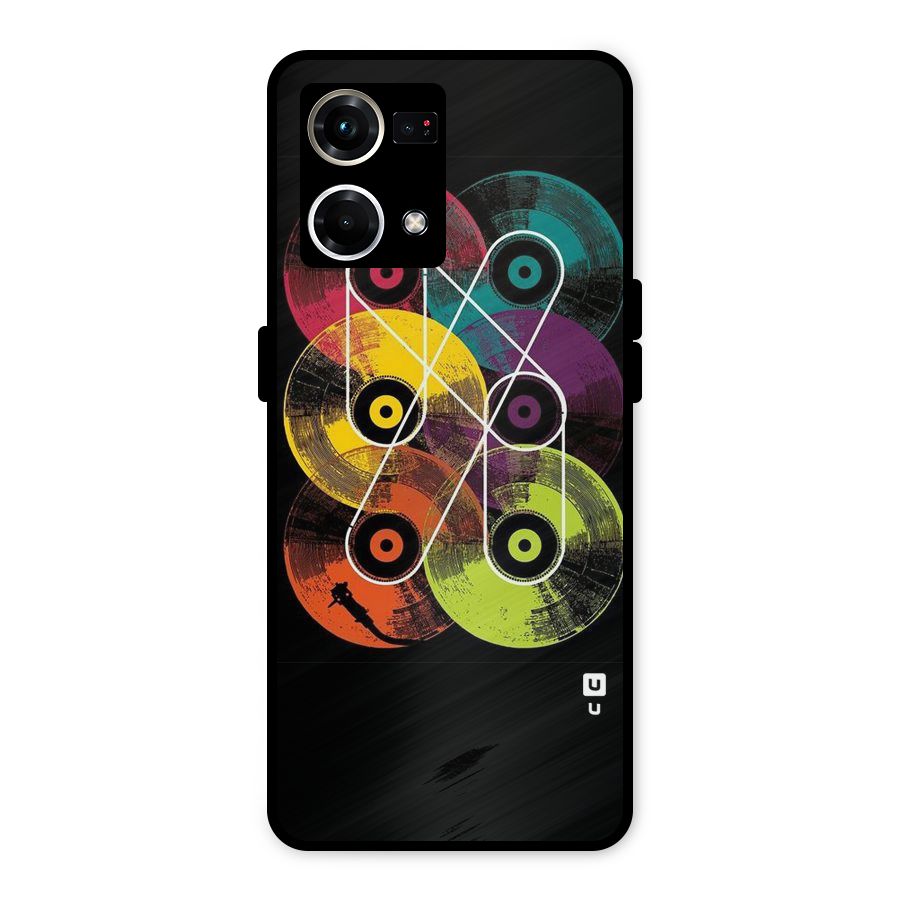 CD Tapes Metal Back Case for Oppo F21s Pro 4G