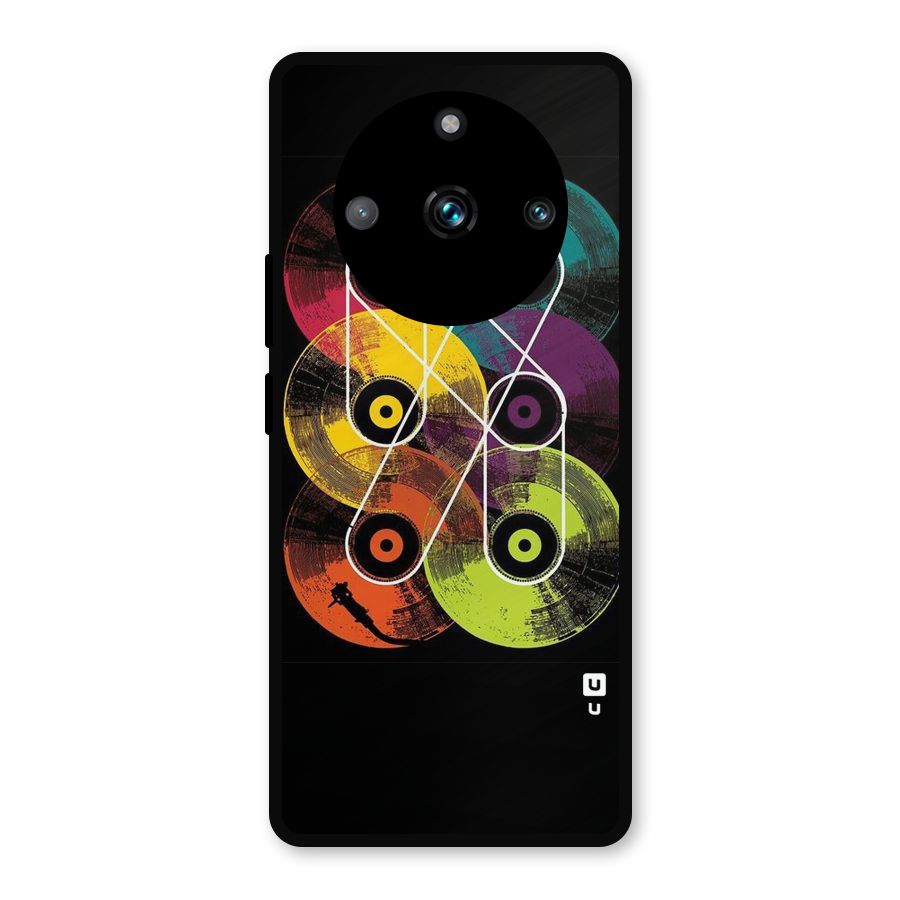 CD Tapes Metal Back Case for Realme 11 Pro
