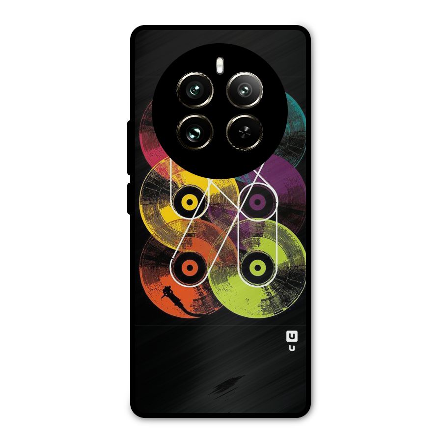 CD Tapes Metal Back Case for Realme 12 Pro