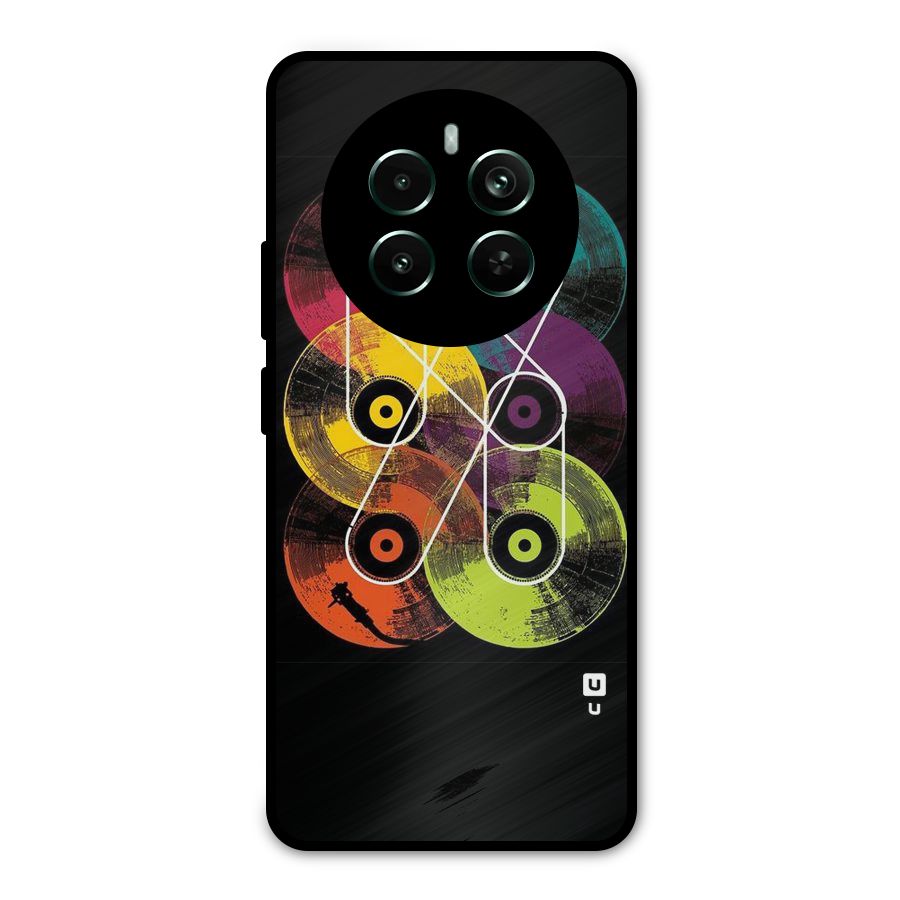 CD Tapes Metal Back Case for Realme 12 Pro Plus