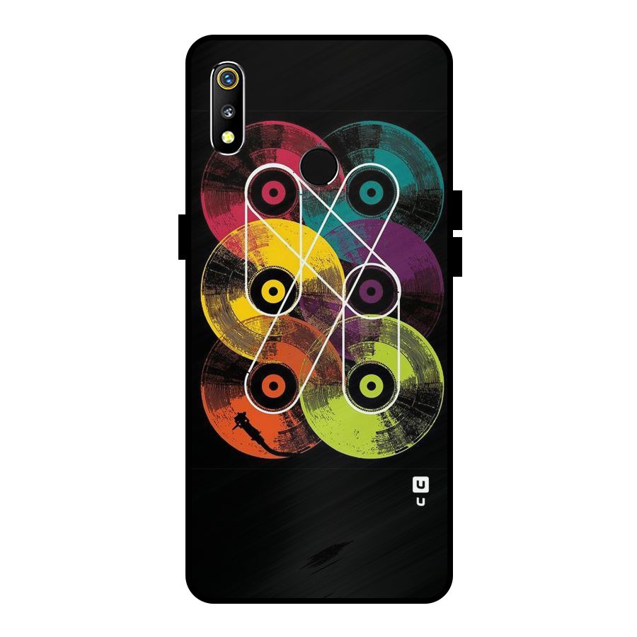 CD Tapes Metal Back Case for Realme 3i