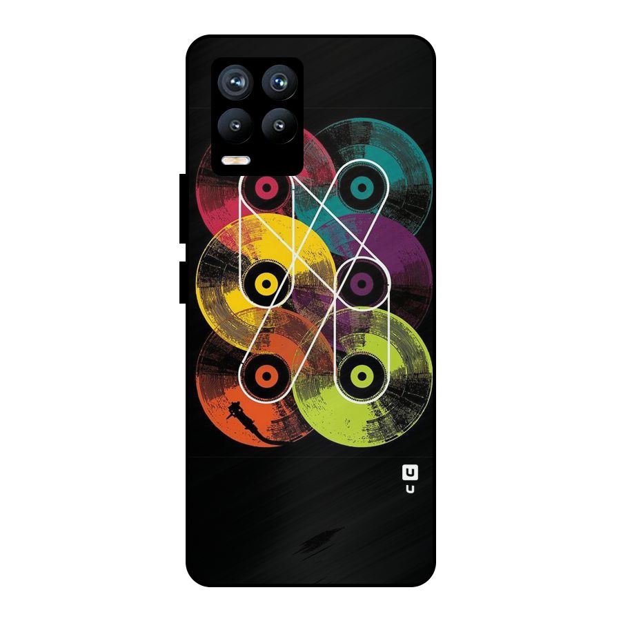 CD Tapes Metal Back Case for Realme 8 Pro