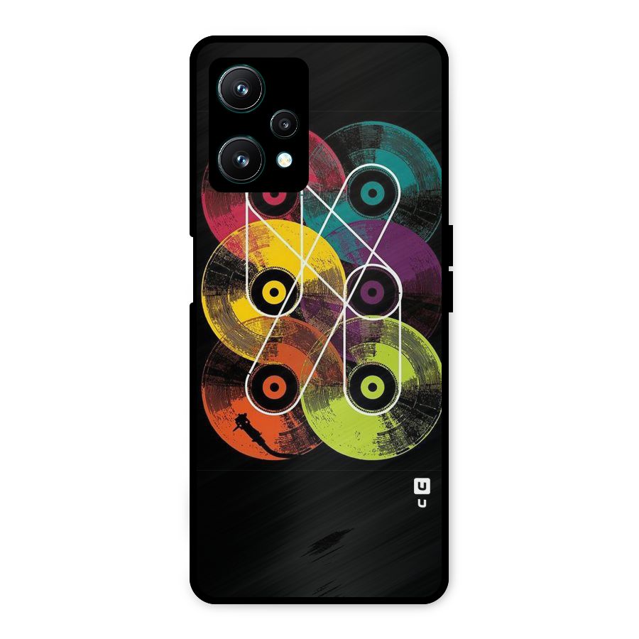 CD Tapes Metal Back Case for Realme 9 Pro 5G
