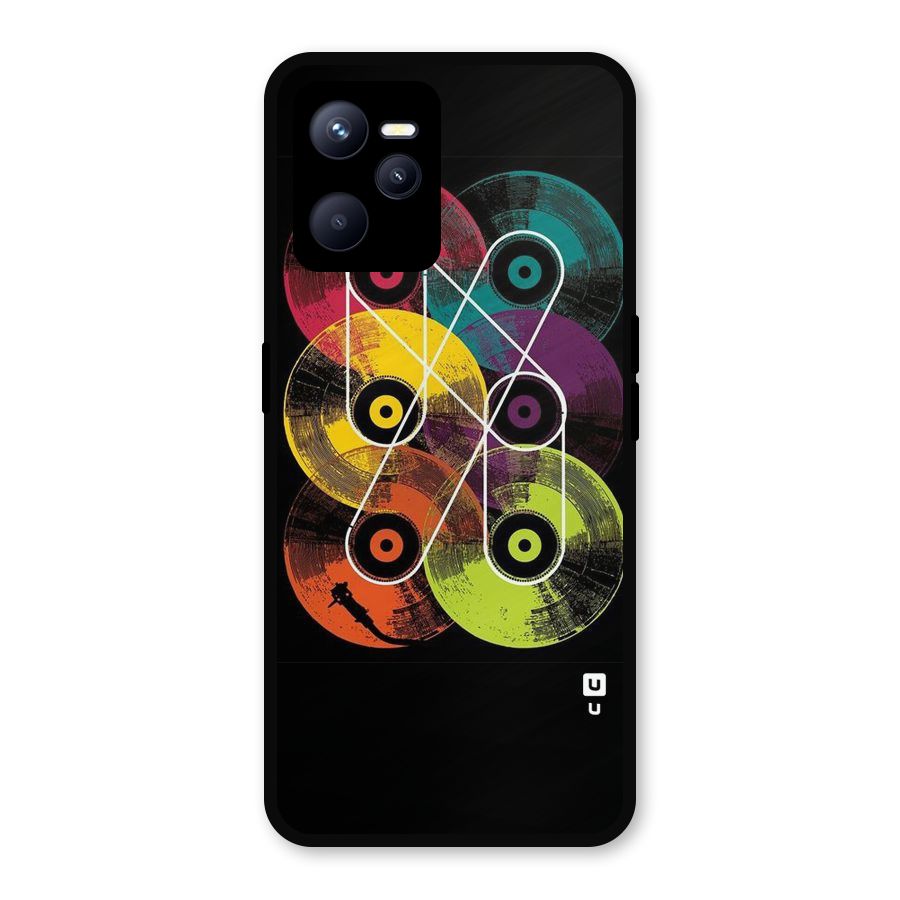 CD Tapes Metal Back Case for Realme C35