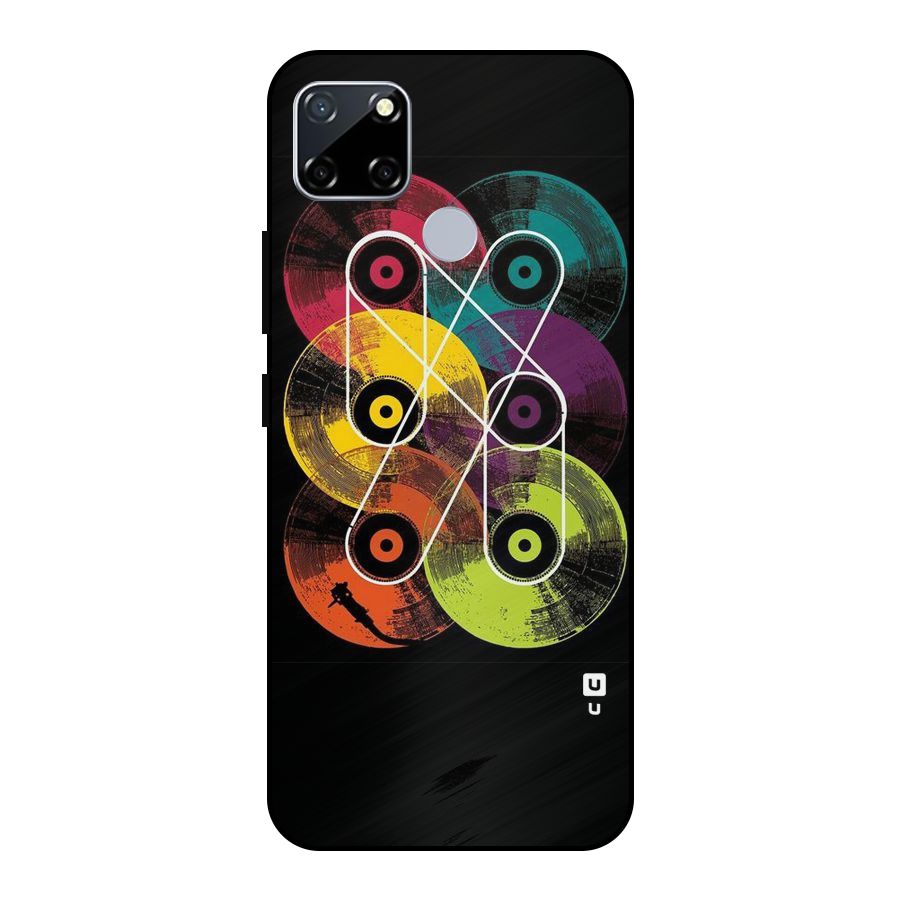 CD Tapes Metal Back Case for Realme Narzo 20