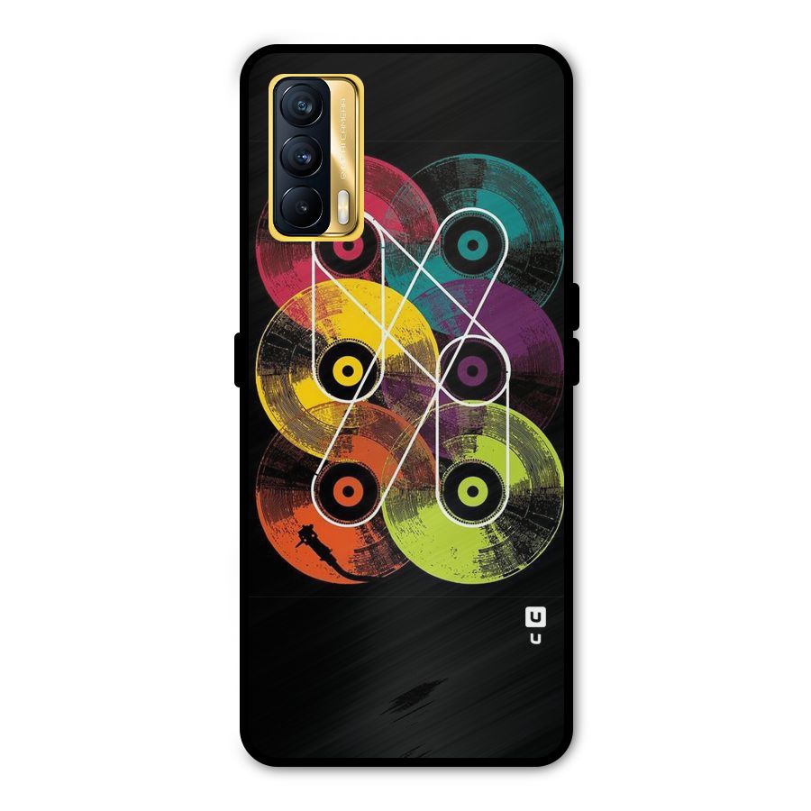 CD Tapes Metal Back Case for Realme X7