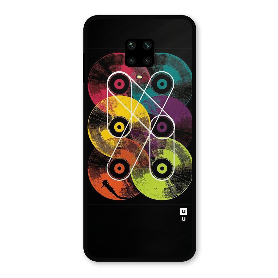 CD Tapes Metal Back Case for Redmi Note 10 Lite