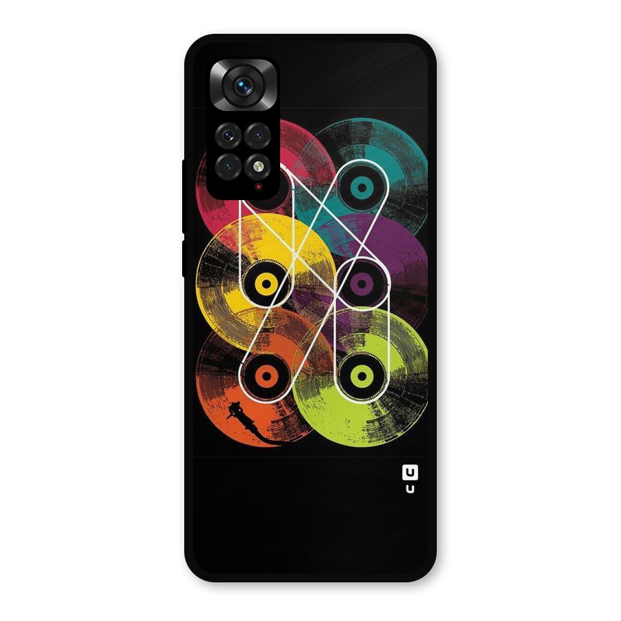CD Tapes Metal Back Case for Redmi Note 11s