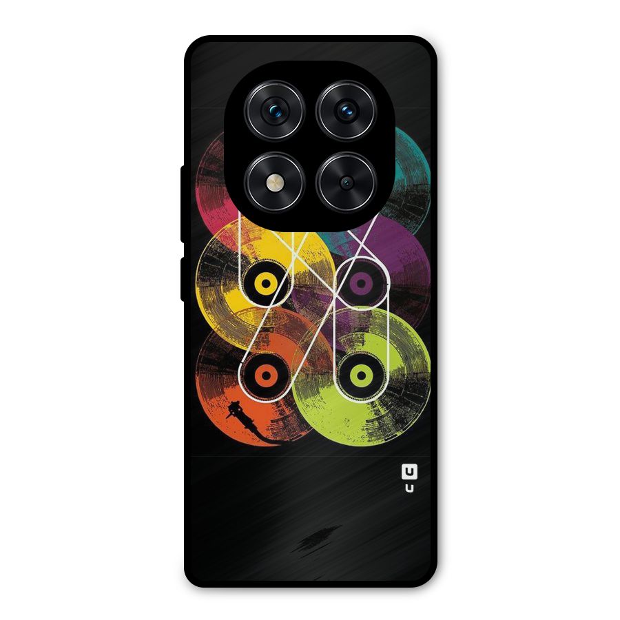 CD Tapes Metal Back Case for Redmi Note 14 Pro 5G
