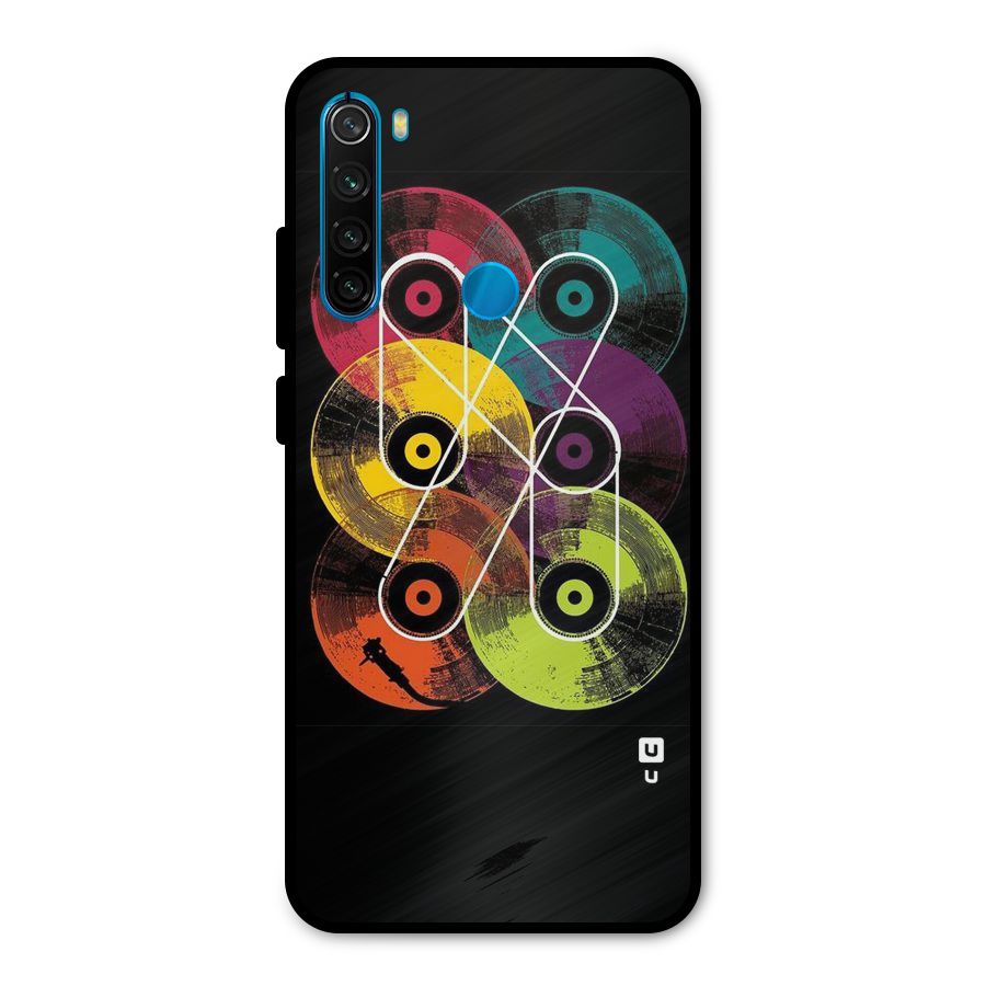 CD Tapes Metal Back Case for Redmi Note 8