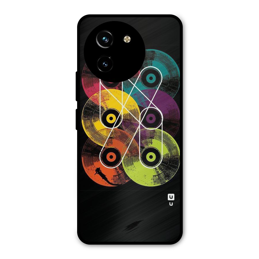 CD Tapes Metal Back Case for Vivo T3x