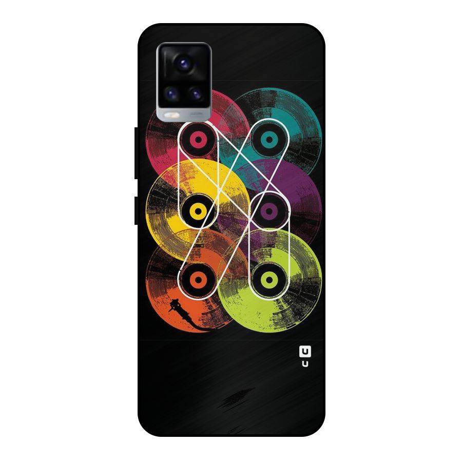 CD Tapes Metal Back Case for Vivo V20 2021