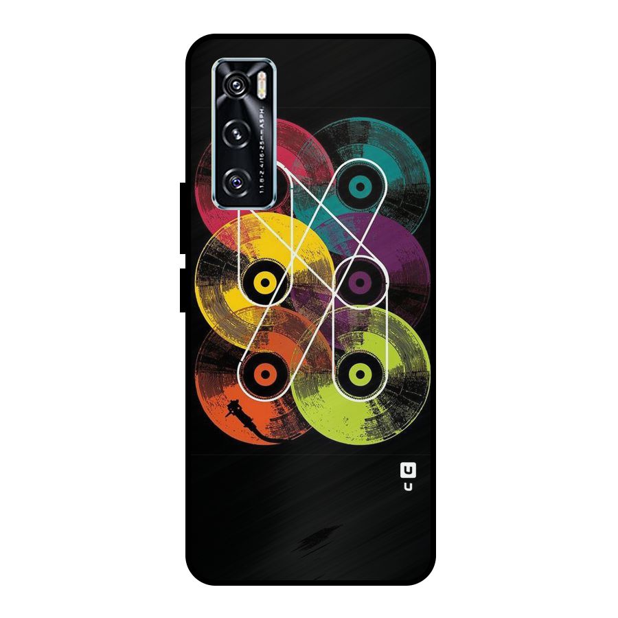 CD Tapes Metal Back Case for Vivo V20 SE