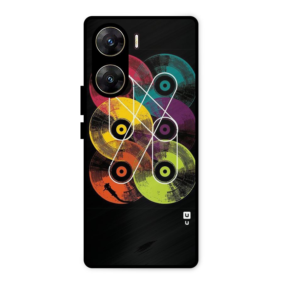 CD Tapes Metal Back Case for Vivo V29e