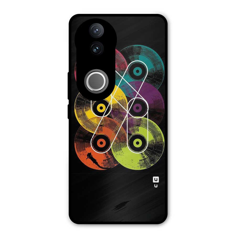 CD Tapes Metal Back Case for Vivo V50