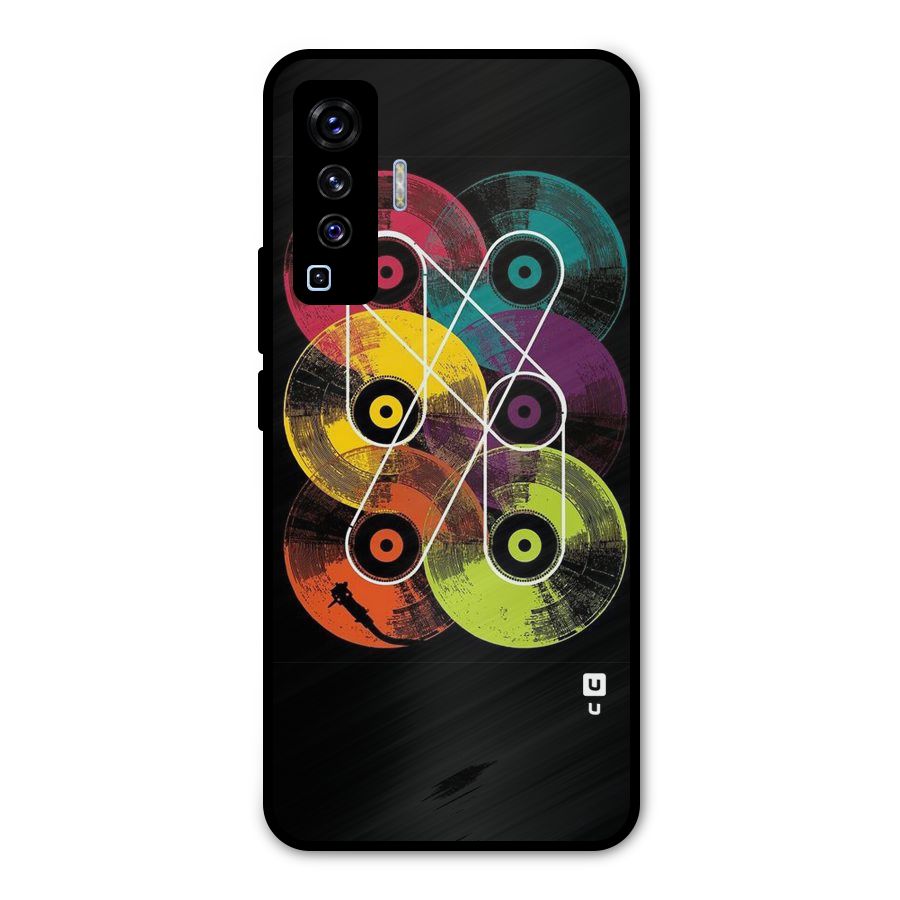 CD Tapes Metal Back Case for Vivo X50