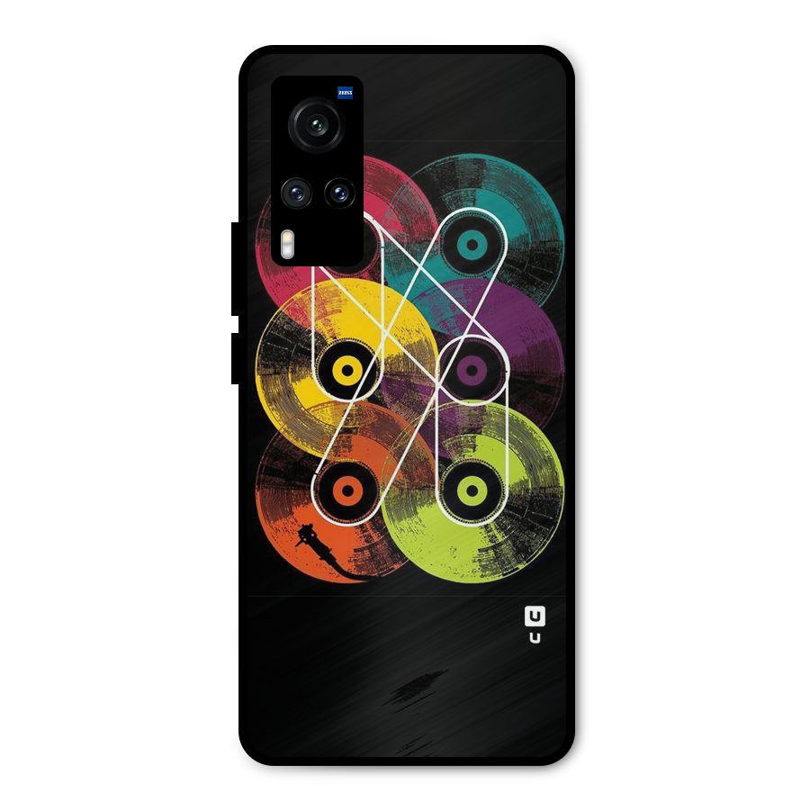 CD Tapes Metal Back Case for Vivo X60