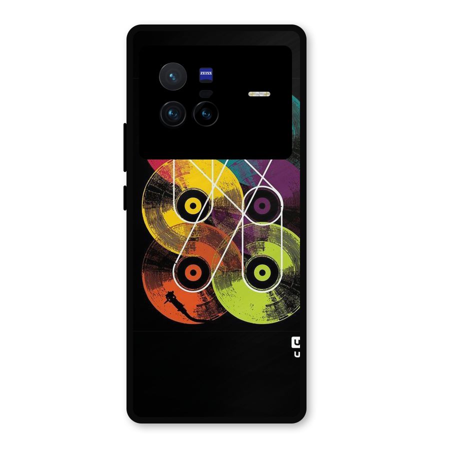 CD Tapes Metal Back Case for Vivo X80