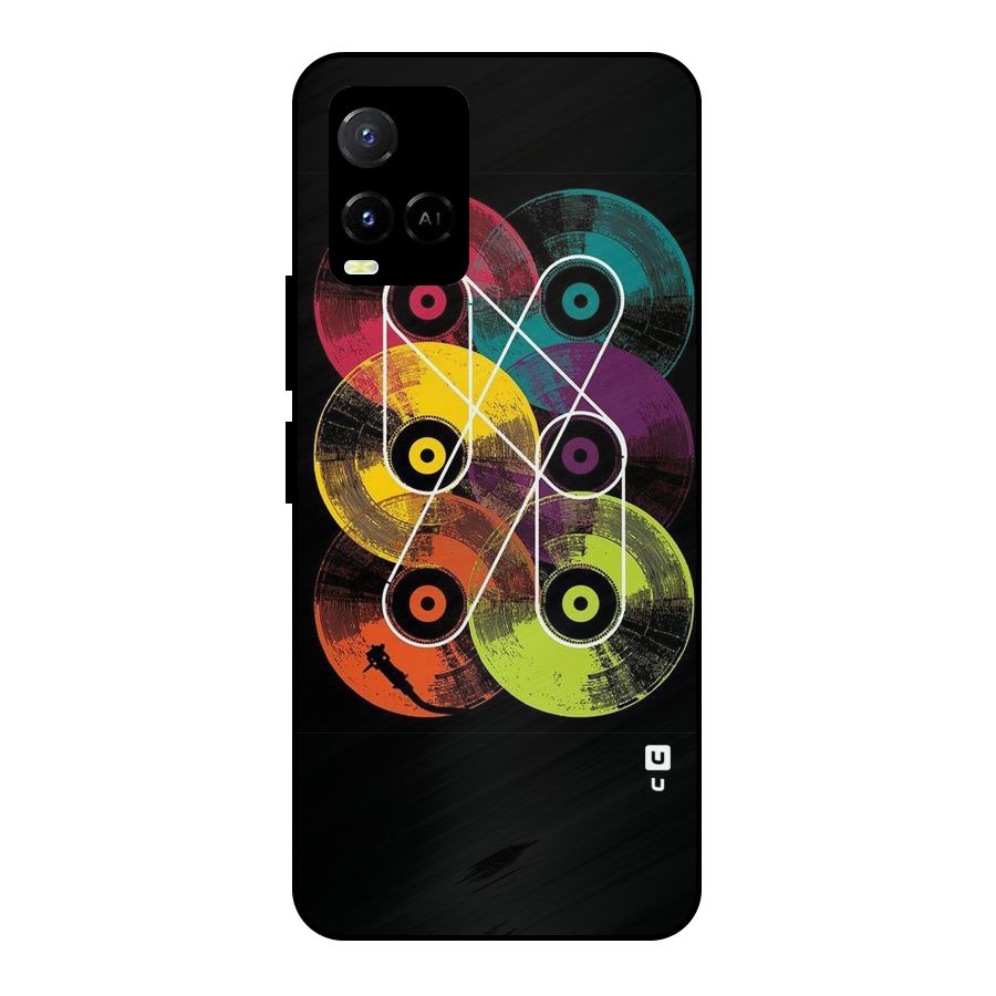 CD Tapes Metal Back Case for Vivo Y21A