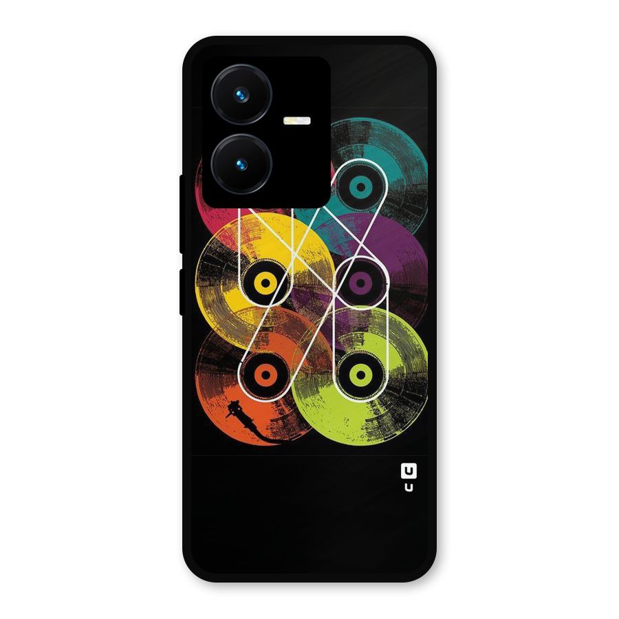 CD Tapes Metal Back Case for Vivo Y22