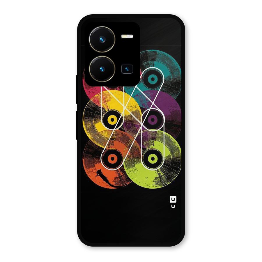 CD Tapes Metal Back Case for Vivo Y35