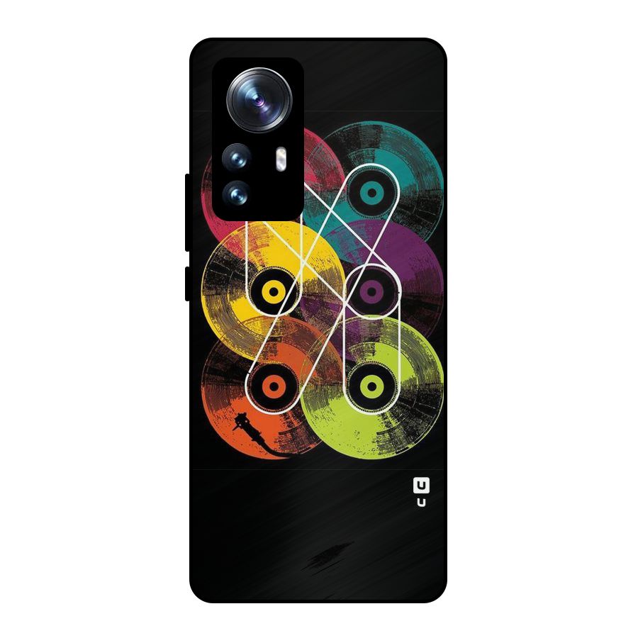 CD Tapes Metal Back Case for Xiaomi 12 Pro