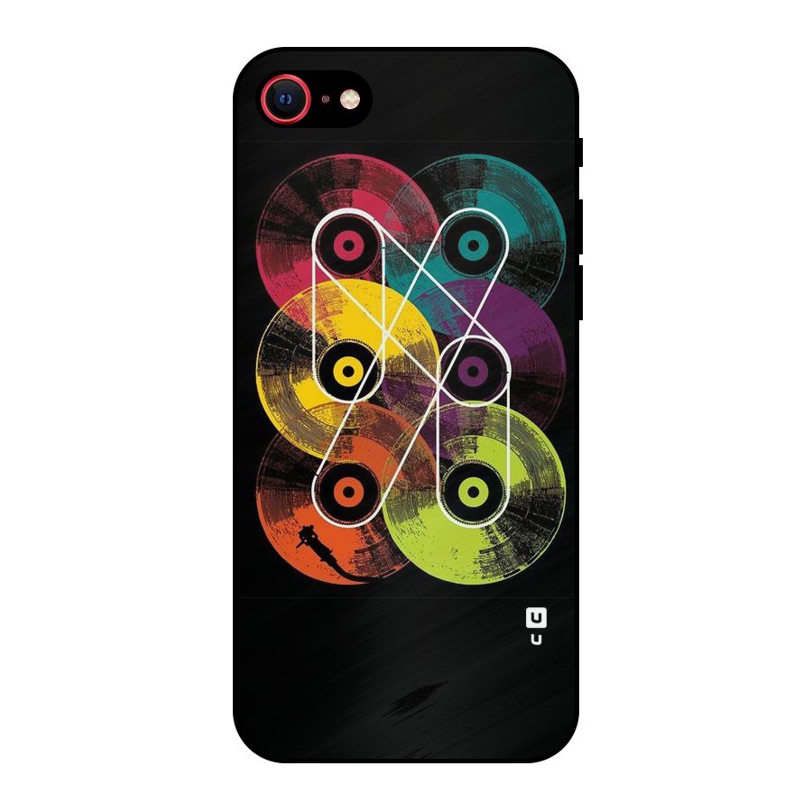 CD Tapes Metal Back Case for iPhone 7