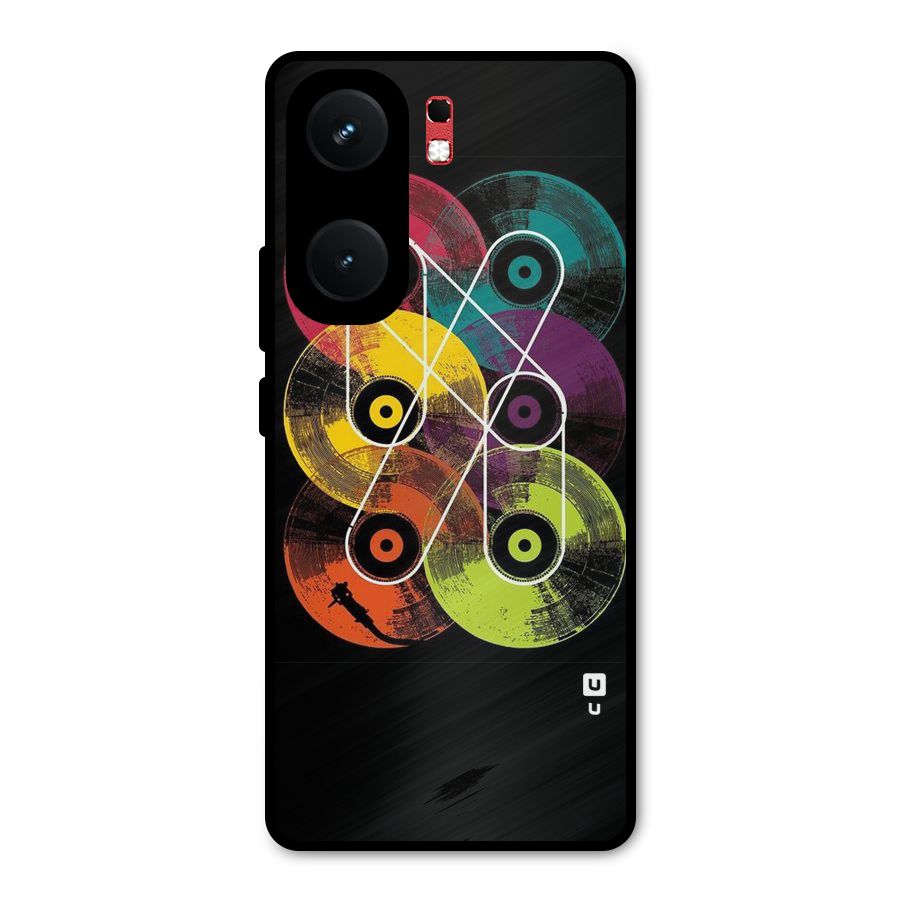 CD Tapes Metal Back Case for iQOO Neo 9 Pro