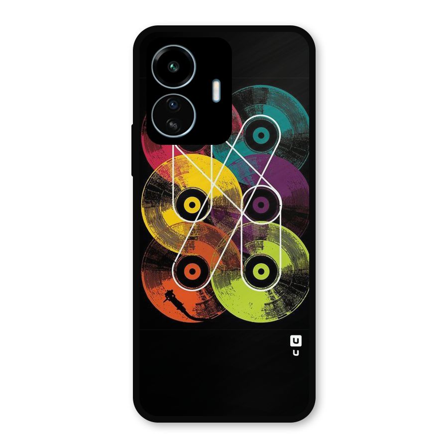 CD Tapes Metal Back Case for vivo iQOO Z6 Lite 5G