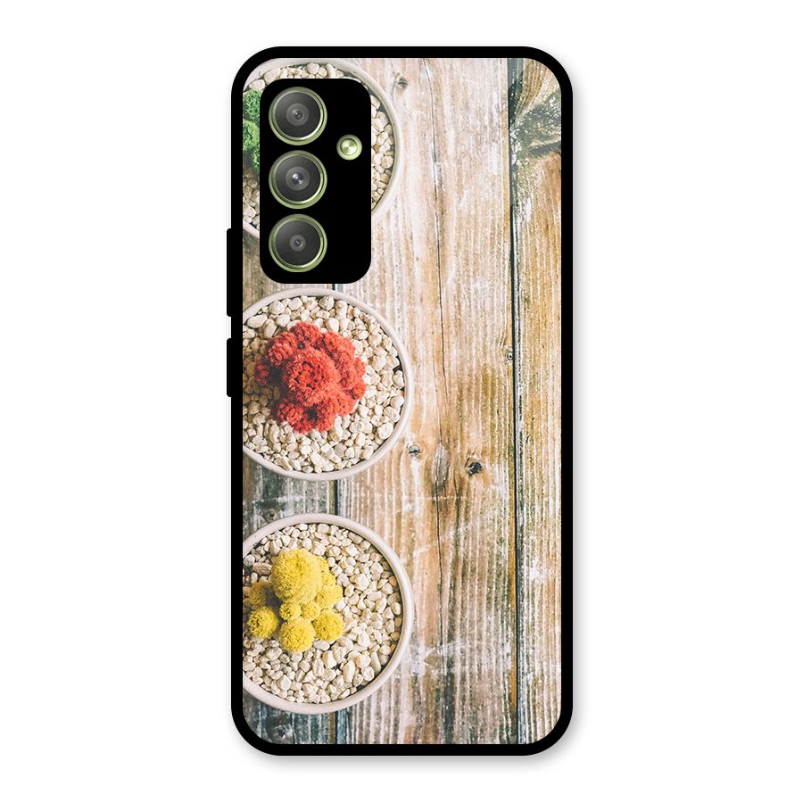 Cacti Decor Glass Back Case for Galaxy A54
