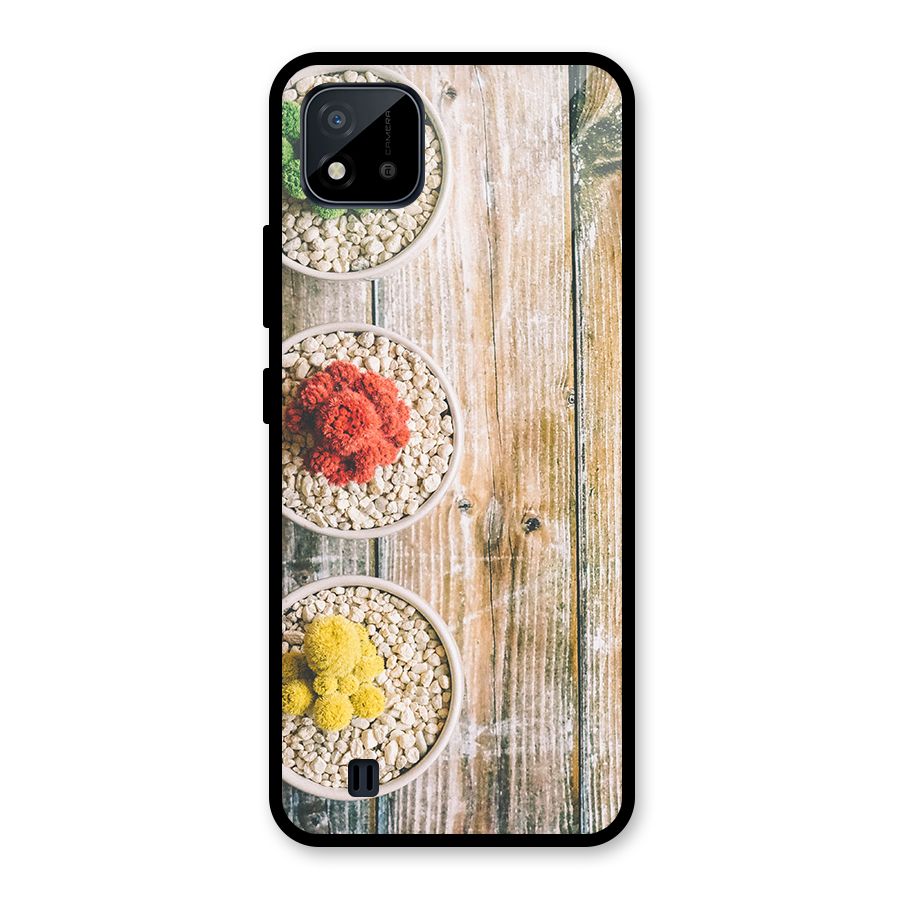 Cacti Decor Glass Back Case for Realme C11 2021
