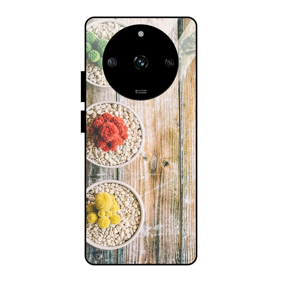 Cacti Decor Glass Back Case for Realme Narzo 60 5G