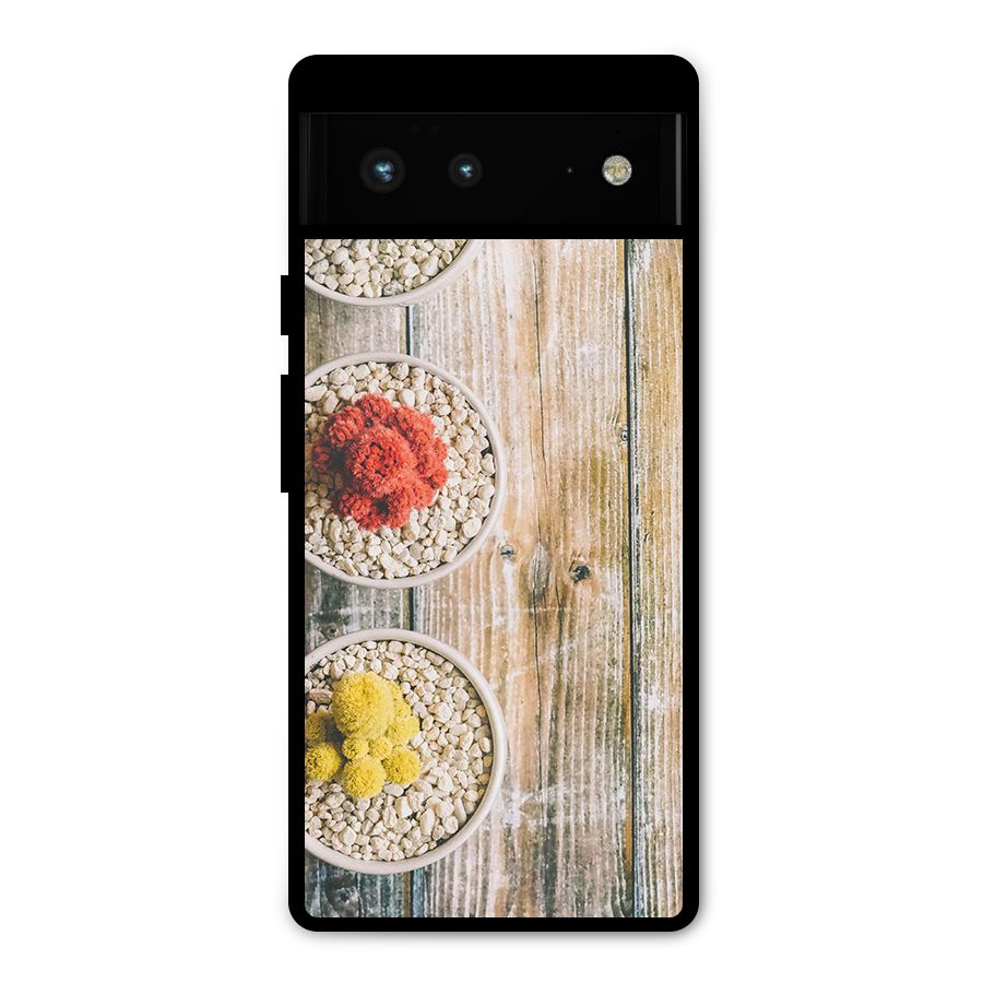 Cacti Decor Metal Back Case for Google Pixel 6