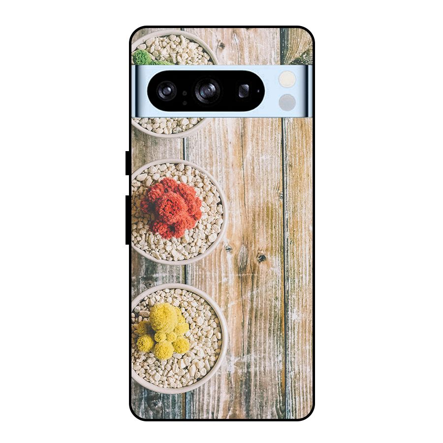 Cacti Decor Metal Back Case for Google Pixel 8 Pro