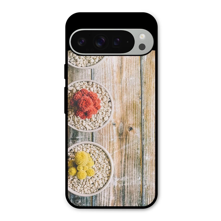 Cacti Decor Metal Back Case for Google Pixel 9 Pro XL