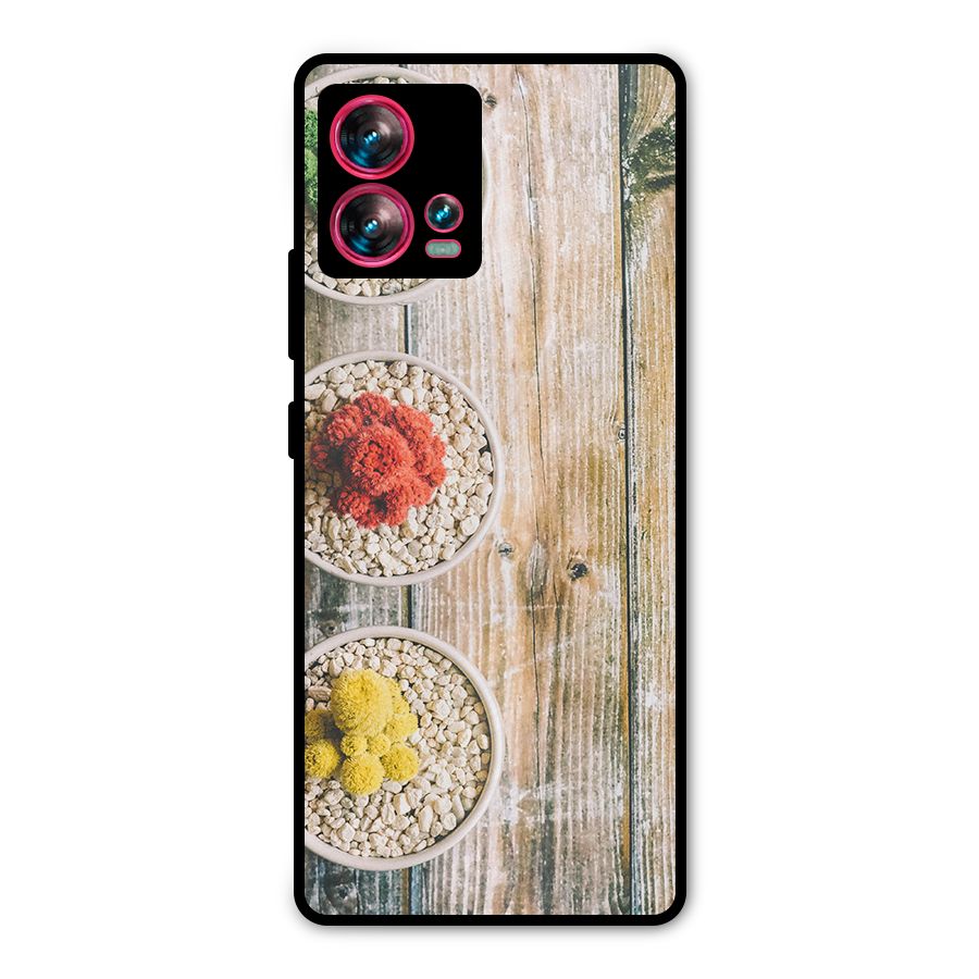 Cacti Decor Metal Back Case for Motorola Edge 30 Fusion