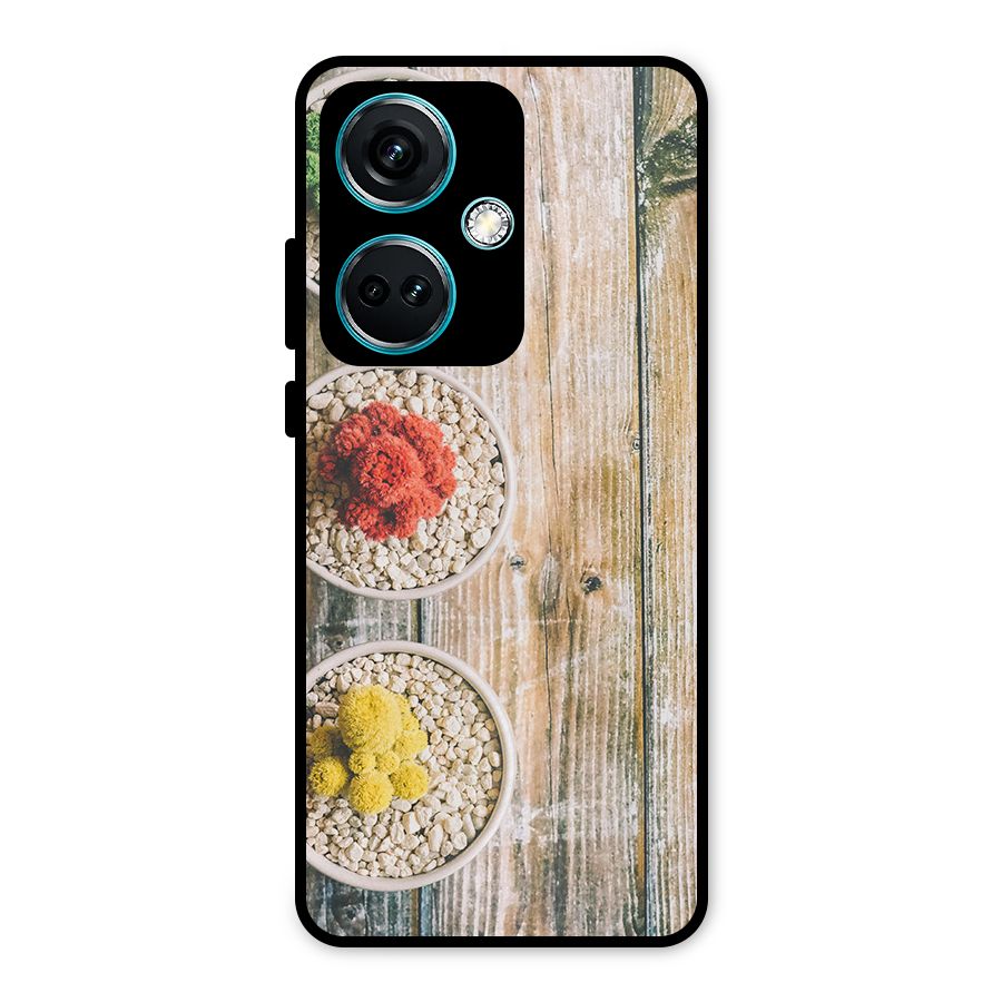 Cacti Decor Metal Back Case for OnePlus Nord CE 3 5G