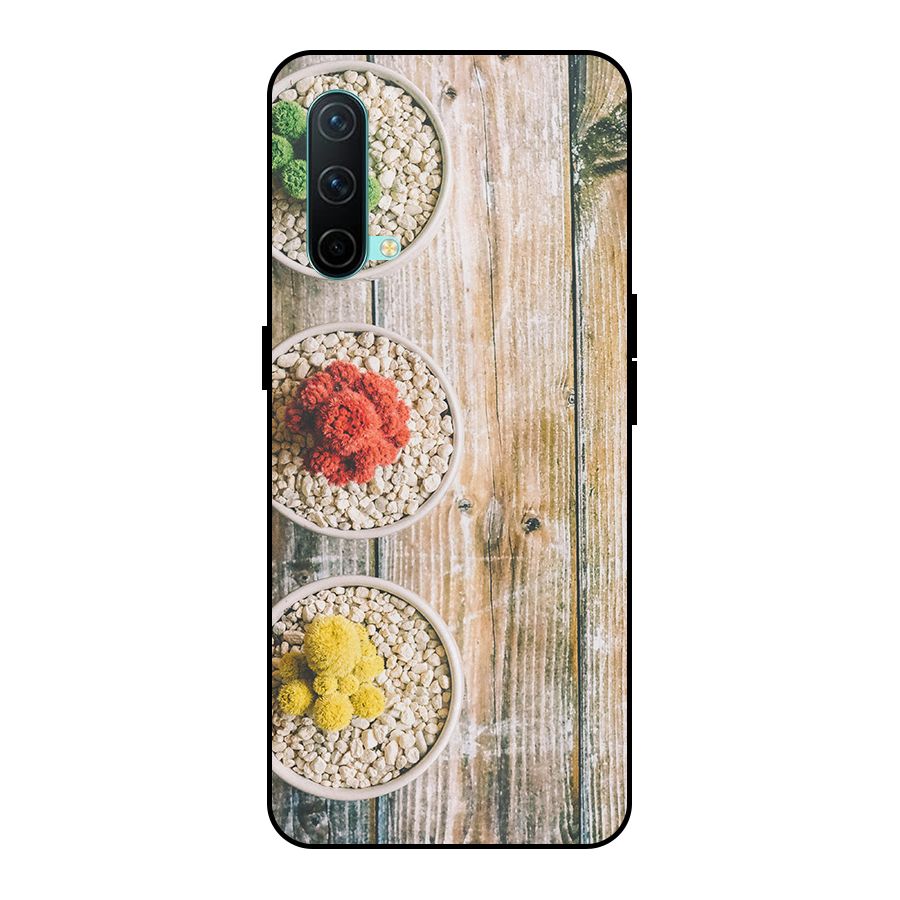 Cacti Decor Metal Back Case for OnePlus Nord CE 5G