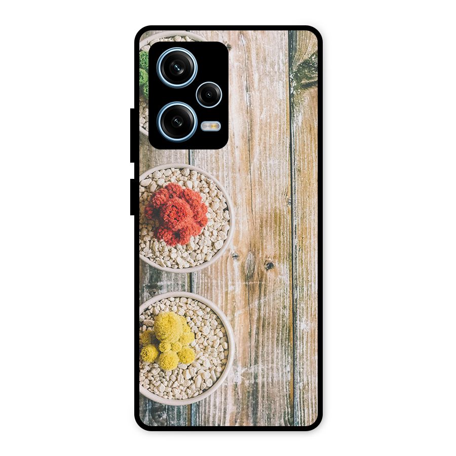 Cacti Decor Metal Back Case for Redmi Note 12 Pro