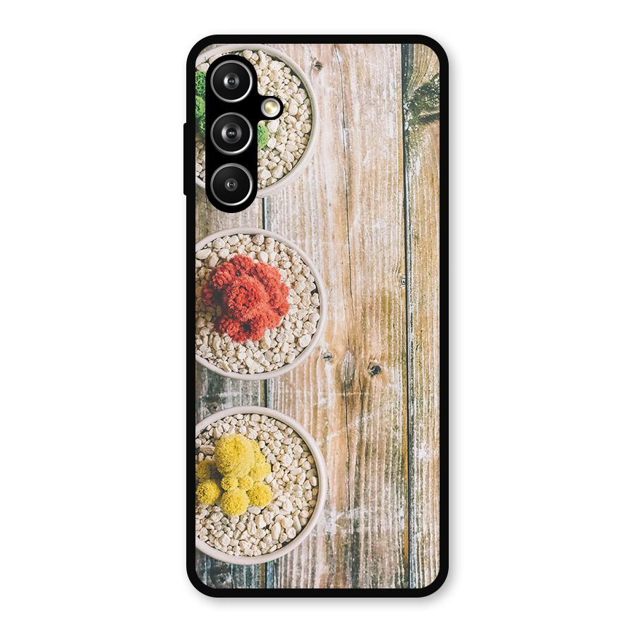 Cacti Decor Metal Back Case for Samsung Galaxy M54