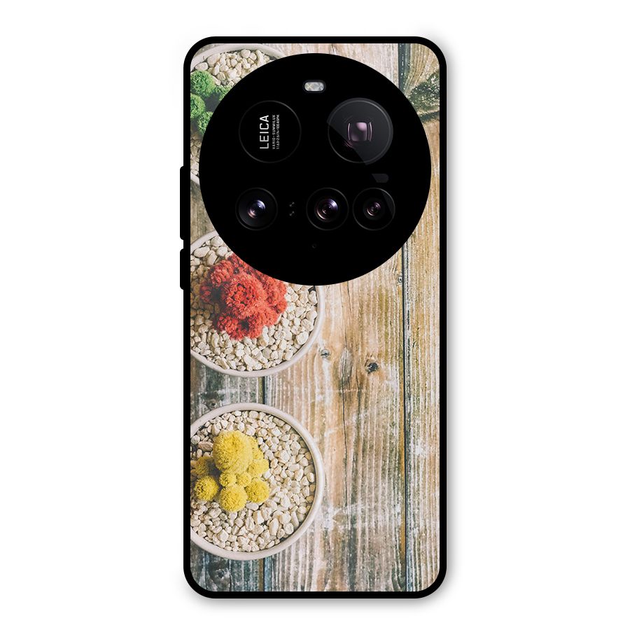 Cacti Decor Metal Back Case for Xiaomi 15 Ultra