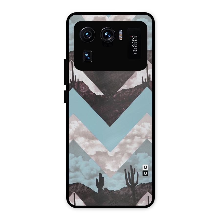 Cacutus Zig Zag Pattern Metal Back Case for Mi 11 Ultra