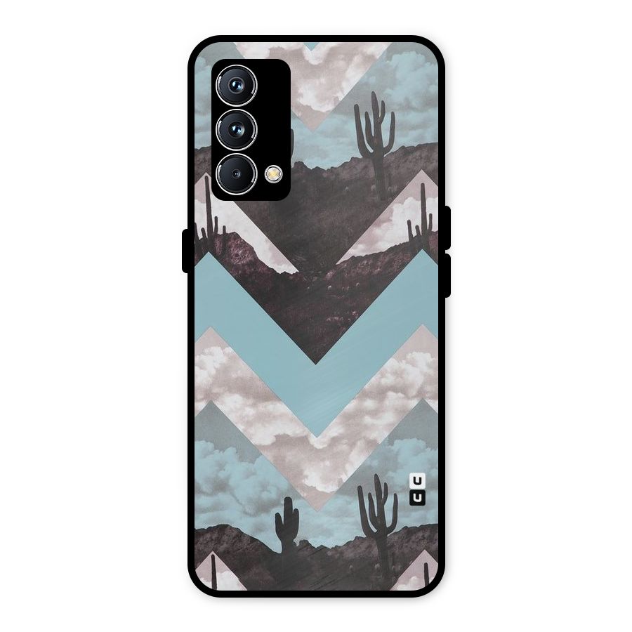 Cacutus Zig Zag Pattern Metal Back Case for Realme GT Master Edition