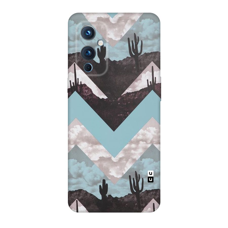 Cacutus Zig Zag Pattern Original Polycarbonate Back Case for OnePlus 9