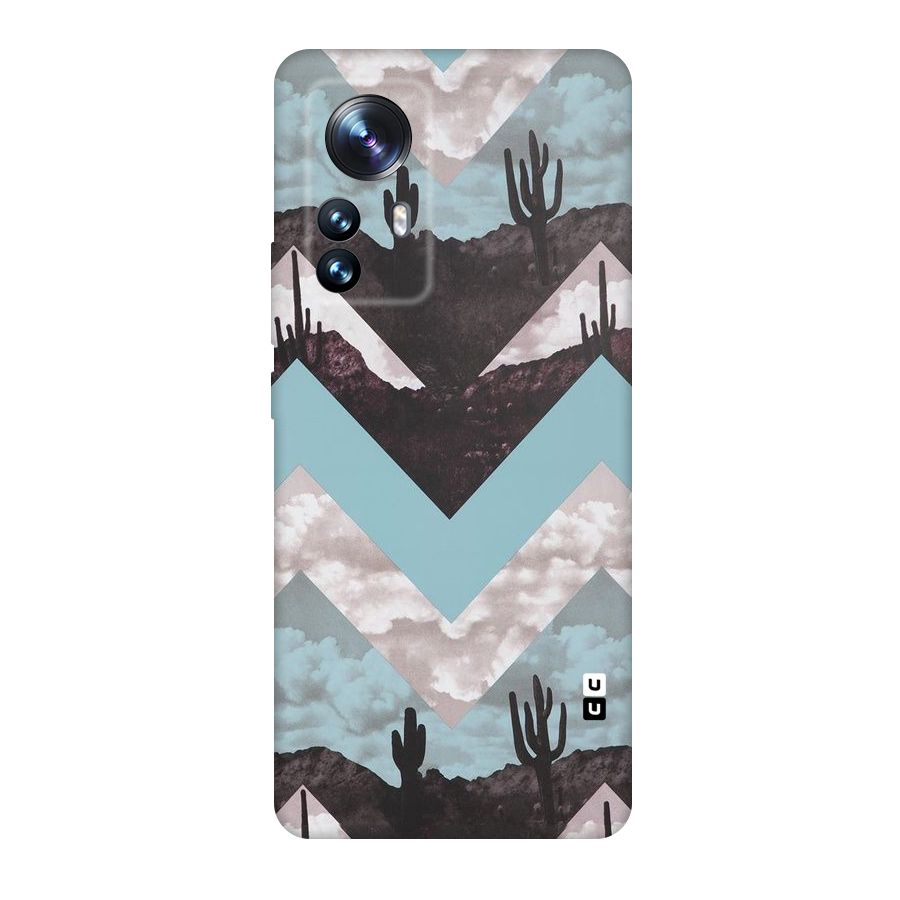 Cacutus Zig Zag Pattern Original Polycarbonate Back Case for Xiaomi 12 Pro