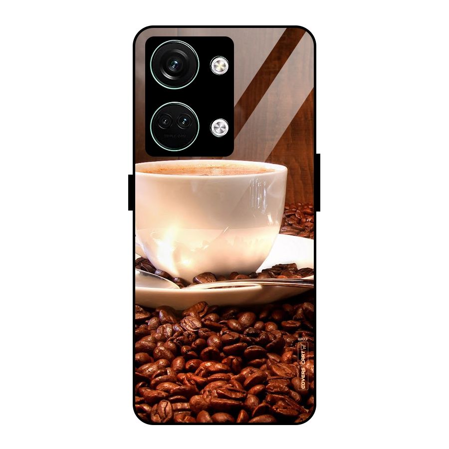 Caffeine Beans Glass Back Case for Oneplus Nord 3