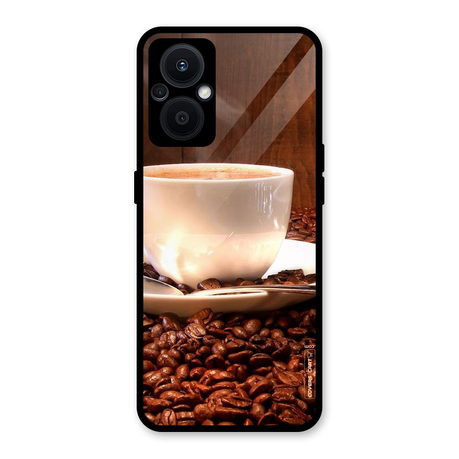 Caffeine Beans Glass Back Case for Oppo F21s Pro 5G