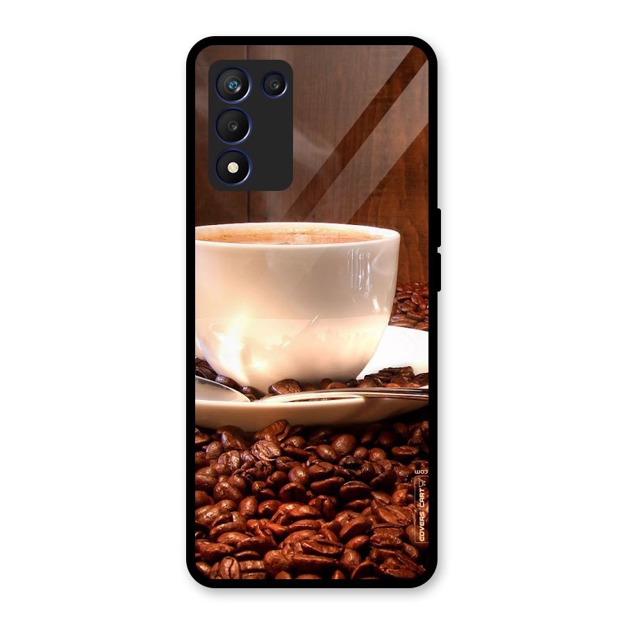 Caffeine Beans Glass Back Case for Realme 9 5G Speed