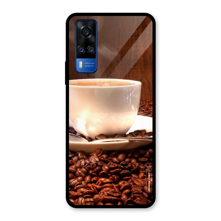 Caffeine Beans Glass Back Case for Vivo Y31