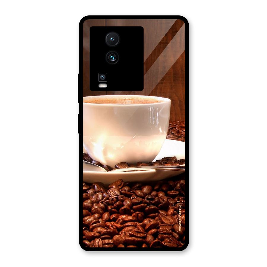 Caffeine Beans Glass Back Case for Vivo iQOO Neo 7